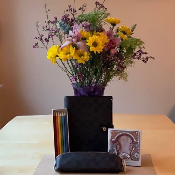 βοΈπβοΈ COACH BROWN NOTEBOOK BUNDLE πβοΈπ NWT βοΈπβοΈ - Picture 5 of 16